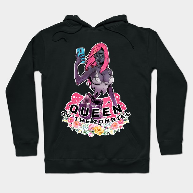 Queen of the zombies Hoodie by AlexanderMartins_Art